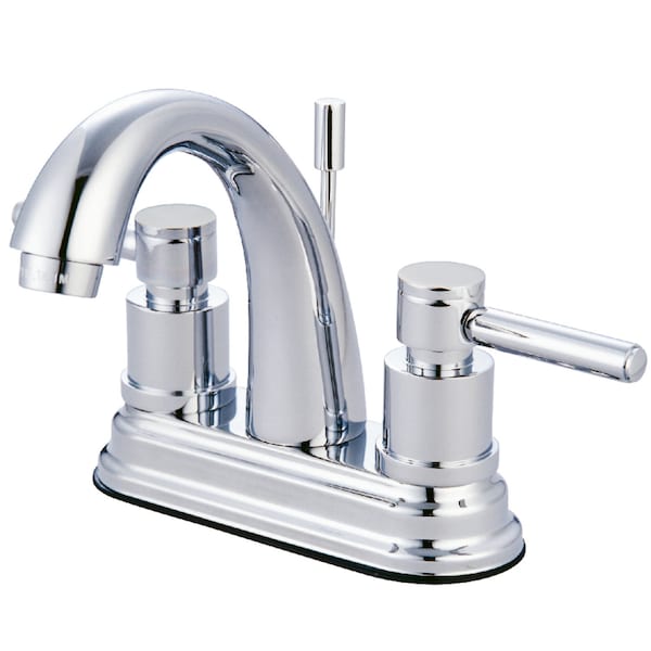 KS8611DL 4" Centerset Bathroom Faucet, Polished Chrome